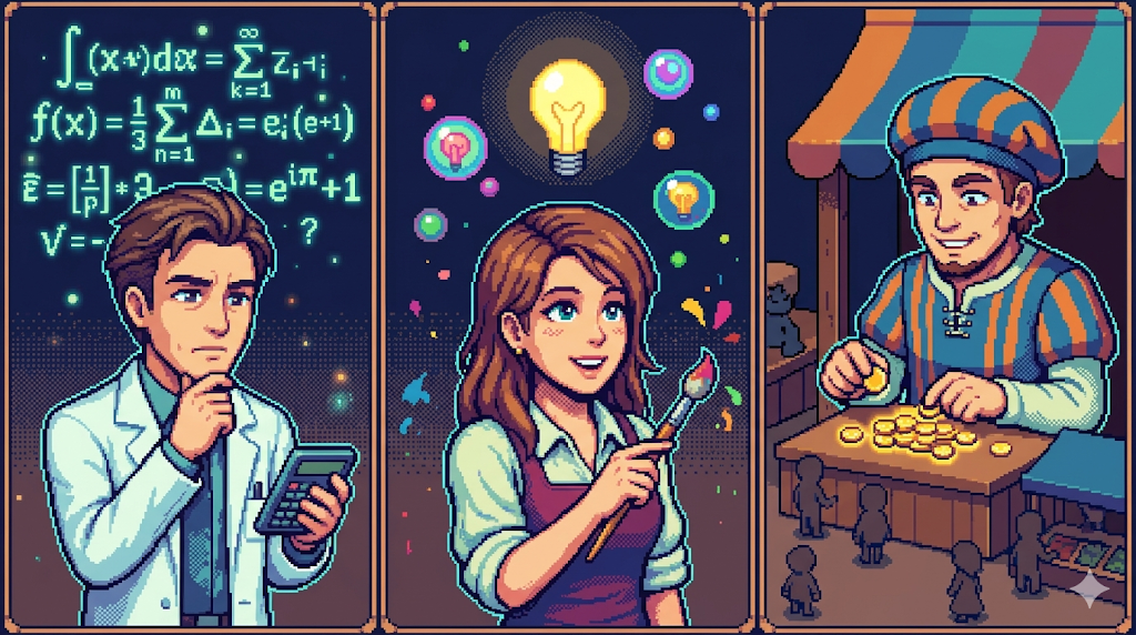 Sternberg&rsquo;in üçlü zeka modeli: bilim insanı, sanatçı, esnaf